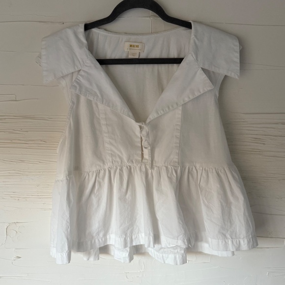 Anthropologie | Maeve | Babydoll Top | Large - Picture 2 of 8